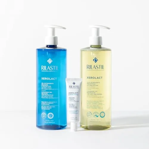 Rilastil ▫️ Xerolact - Gel de limpeza reparador para pele seca com tendência a comichão e irritação 5