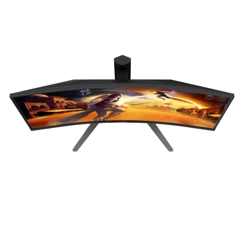 AOC ▫️ Monitor CQ27G4Z2 de 27 polegadas, 260 Hz, painel Fast VA, 1 ms GtG, HDR400, Adaptive Sync, altura ajustável, (2560x1440, 2 portas HDMI 2.0, 1 porta DP 1.4) Preto 6