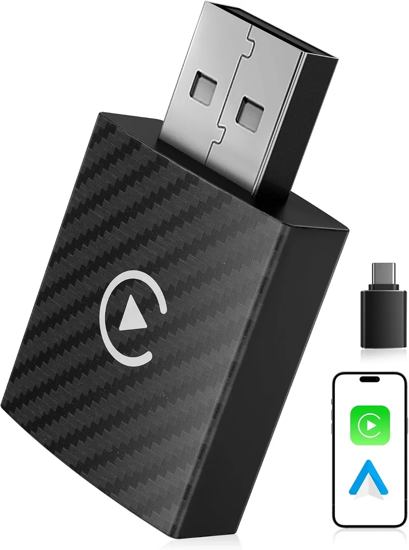 WityEye ▫️ Adaptador sem fios para CarPlay e Android Auto 2 em 1