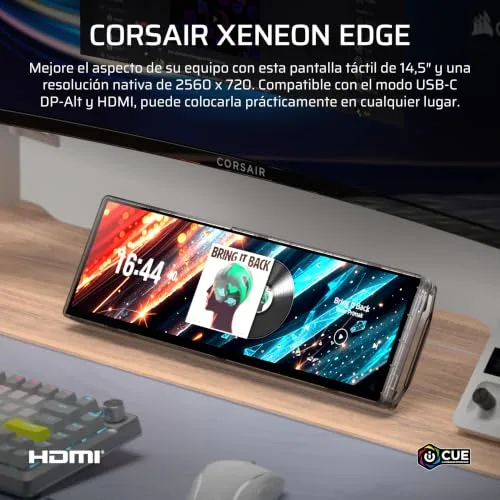 Corsair ▫️ XENEON Edge 14,5" Ecrã tátil LCD 2K HDMI USB‑C – Crystal 2