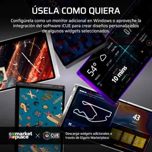 Corsair ▫️ XENEON Edge 14,5" Ecrã tátil LCD 2K HDMI USB‑C – Crystal 4