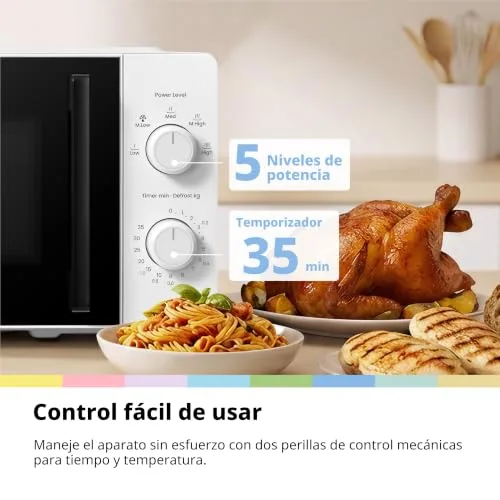 Comfee ▫️ Micro-ondas ' de 20 L e 700 W com 5 níveis ajustáveis 7