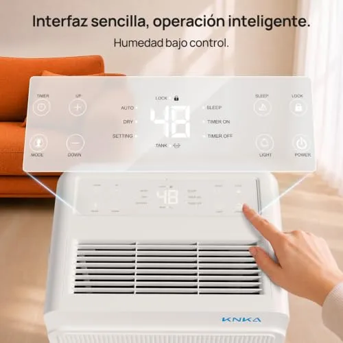 KNKA ▫️ Desumidificador 25 L/dia – Três modos de funcionamento 4