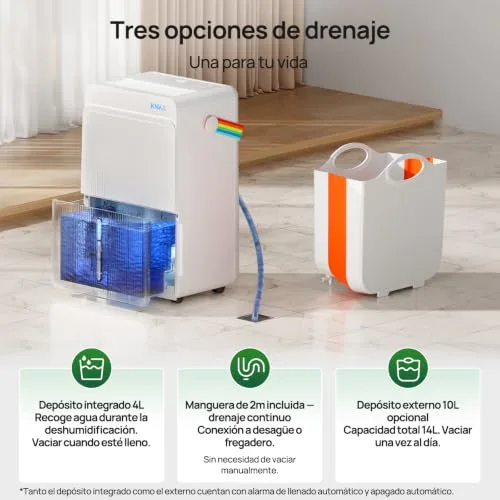 KNKA ▫️ Desumidificador 25 L/dia – Três modos de funcionamento 6