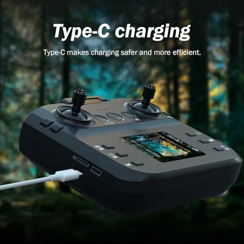 lanvansrc ▫️ F417PRO Mini Drone FPV com Câmara HD 1080P, Comando Remoto com Ecrã LCD, Motor sem escovas, Carregamento rápido Type-C, Menos de 249 g, Drone para adultos, crianças e principiantes, Presentes para meninos e meninas 2