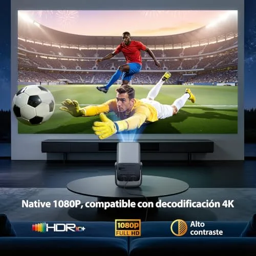 QVWi ▫️ Projetor 1080P HDR10+, memória de 32 GB 【Aplicações integradas】 3