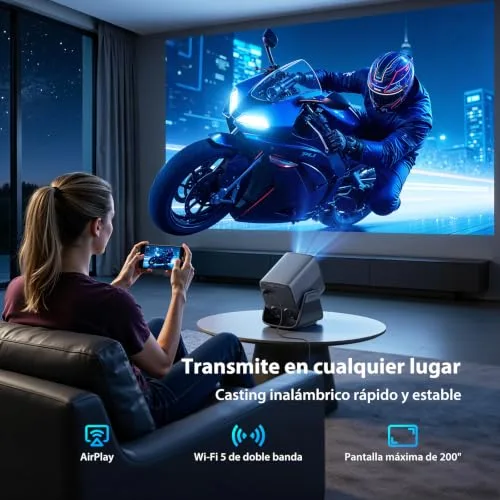 QVWi ▫️ Projetor 1080P HDR10+, memória de 32 GB 【Aplicações integradas】 5