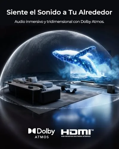 ULTIMEA ▫️ Sistema de Som Surround 7.1 Sem Fios para TV com Dolby Atmos 4