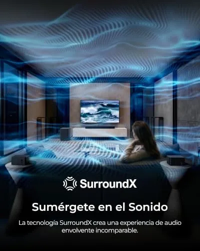 ULTIMEA ▫️ Sistema de Som Surround 7.1 Sem Fios para TV com Dolby Atmos 5
