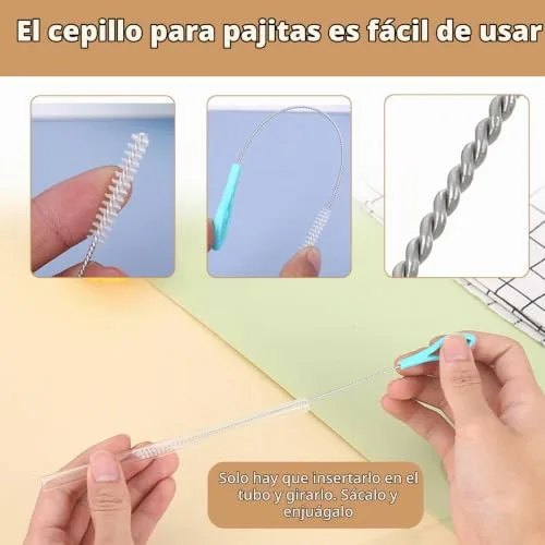 Genérico ▫️ Conjunto de 6 peças para desentupir o lava-loiça, escova de limpeza para o ralo 6