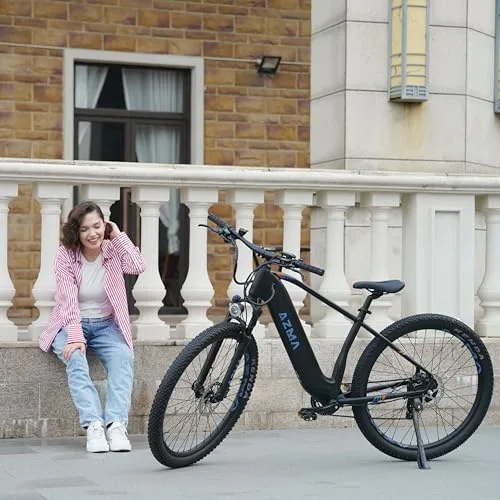 AZMA ▫️ Bicicleta Elétrica para Adultos 27,5"/29", 8 velocidades com bateria removível de 720 Wh/648 Wh, autonomia de 100-150 km – Bicicleta elétrica para montanha e uso urbano 2