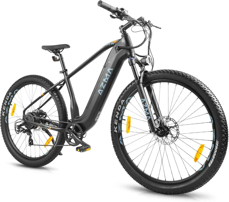 AZMA ▫️ Bicicleta Elétrica para Adultos 27,5"/29", 8 velocidades com bateria removível de 720 Wh/648 Wh, autonomia de 100-150 km – Bicicleta elétrica para montanha e uso urbano