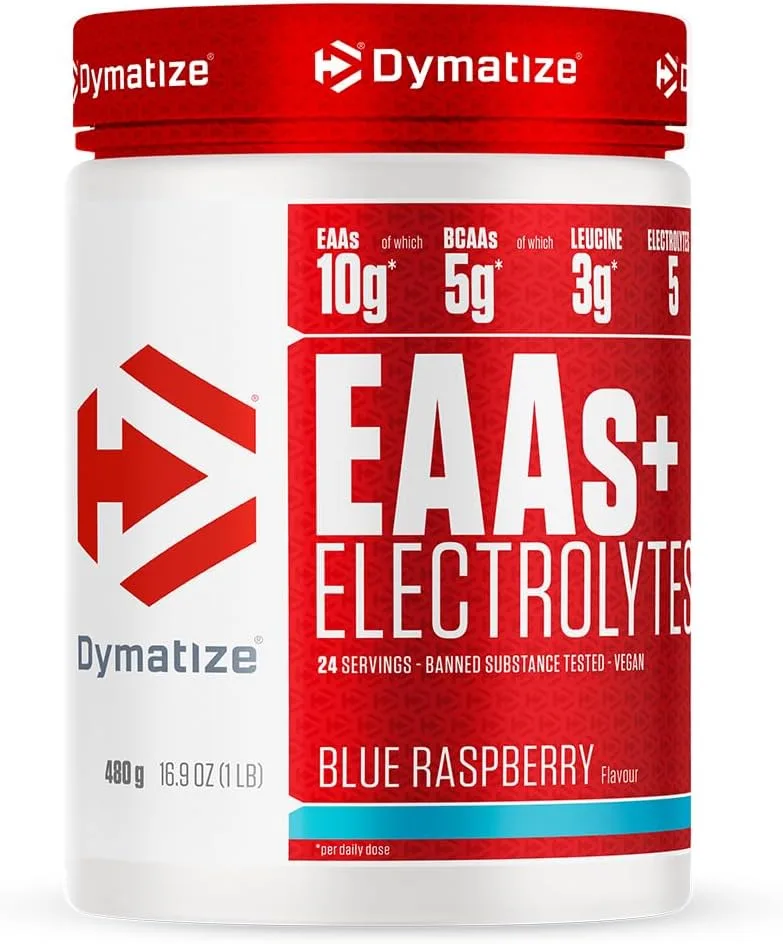 Dymatize ▫️ EAAs + Electrolytes Framboesa Azul (480 g)