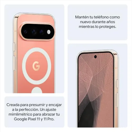 Google ▫️ Capa transparente Pixelsnap para o Pixel 11 Pro - Transparente 7