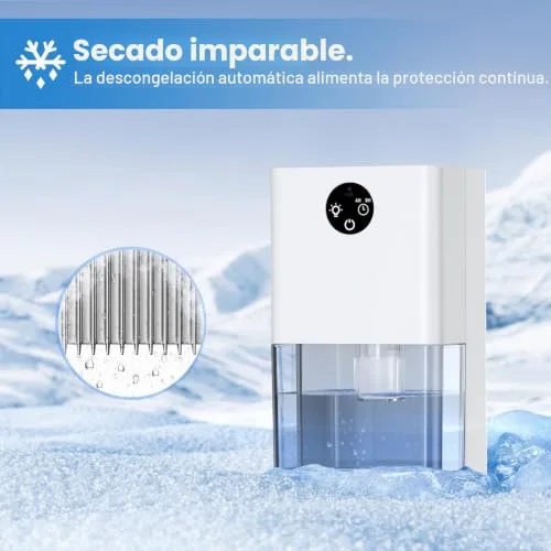 Cakoai ▫️ Desumidificador elétrico de 1800 ml, desumidificadores silenciosos 6