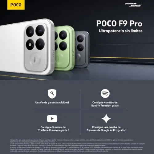 Xiaomi ▫️ POCO F9 Pro, smartphone 12+256, preto, bateria de 6330 mAh, carregamento de 100 W 2