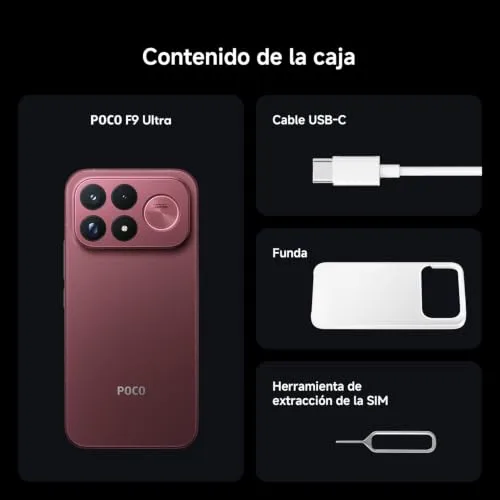 XIAOMI ▫️ Poco F9 Ultra, 16+512, Cereja Escura, 8050 mAh, Carregamento de 100 W 4