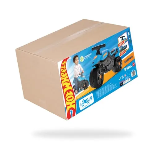 Falk ▫️ Hot Wheels Moto Draisienne para meninos, rodas largas, a partir dos 12 meses 6
