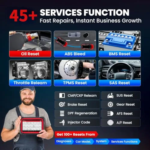 LAUNCH ▫️ X431 CRP919E BT OBD2 – Sistema completo de diagnóstico automóvel, diagnóstico bidirecional em espanhol, mais de 45 reinícios, guia para VAG, CANFD e DOIP, FCA, codificação da ECU, 2 anos de atualizações 5