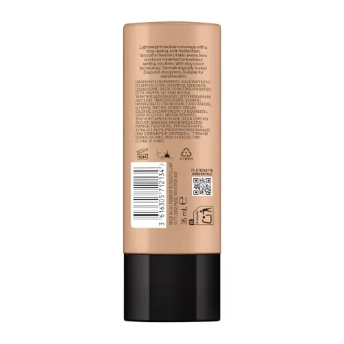 Max Factor ▫️ Facefinity Lasting Blur Base de maquilhagem - N105 - Soft Beige, 35 ml 3