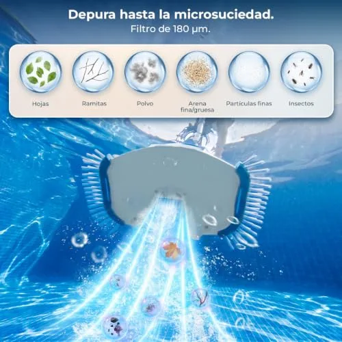 Cecotec ▫️ Aspirador de piscina sem fio manual Rockstar Pooldroid 3000 5