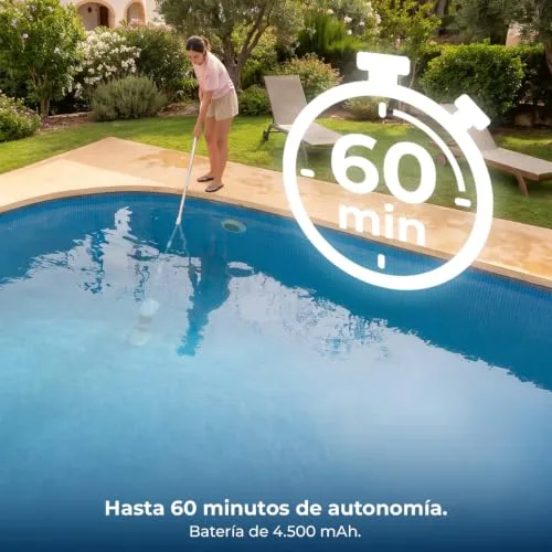 Cecotec ▫️ Aspirador de piscina sem fio manual Rockstar Pooldroid 3000 6