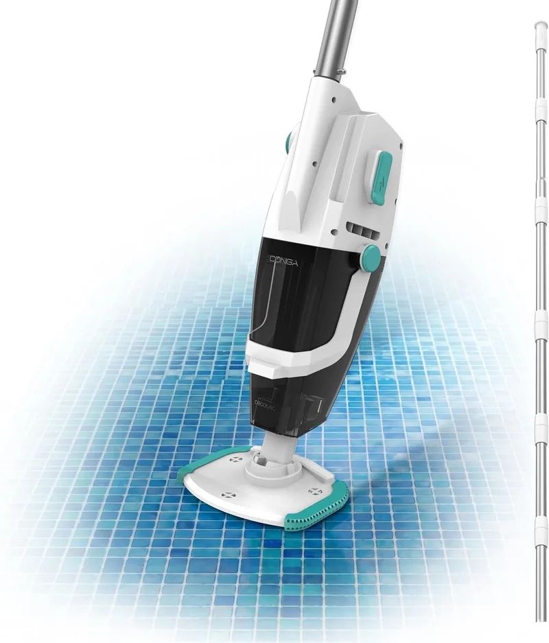 Cecotec ▫️ Aspirador de piscina sem fio manual Rockstar Pooldroid 3000