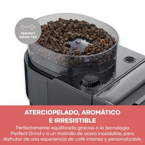 Severin ▫️ Máquina de café por gotejamento com moedor integrado. 900 W, jarro de vidro, capacidade de 1,25 l, até 10 chávenas, sistema anti-gotejamento, temporizador, preto, 9216 6
