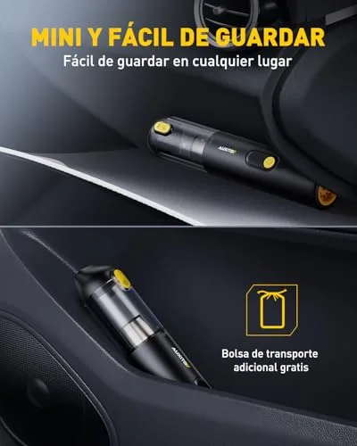 AUXITO ▫️ Aspirador de carro potente de 24 000 Pa, aspirador de mão sem fio 4 em 1 6