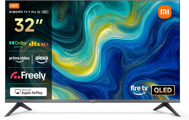 Xiaomi ▫️ TV Pro de 32 polegadas 2026, Smart TV QLED, Fire OS 14, L32MB-FPVEU