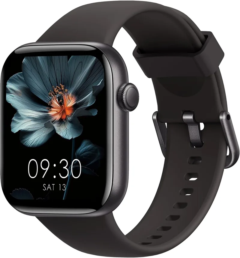 AcclaFit ▫️ Relógio inteligente para homem e mulher, relógio inteligente de 1,85" com chamadas Bluetooth, mais de 140 modos desportivos, com SpO2/medidor de pulsação/monitor de sono/podómetro, relógio inteligente à prova de água IP68 para Android e iOS