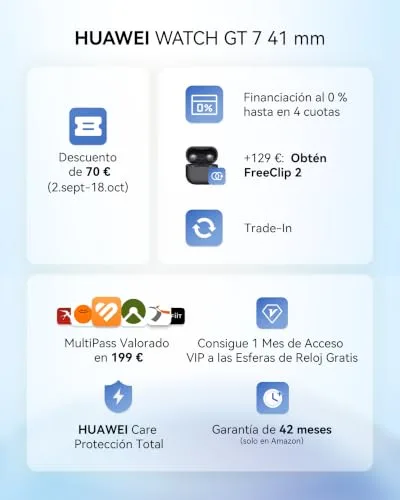 HUAWEI ▫️ Watch GT 7 Smartwatch de 41 mm, GPS, para Android e iOS, 14 dias, Branco 2