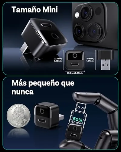 OTTOCAST ▫️ Mini Pico 2026, Adaptador sem fios para CarPlay e Android Auto 3