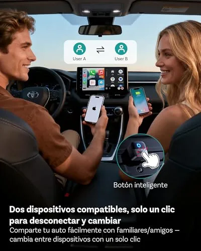 OTTOCAST ▫️ Mini Pico 2026, Adaptador sem fios para CarPlay e Android Auto 5
