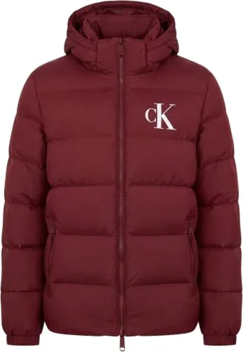 Calvin Klein ▫️ Ls Ltwt Nyln Paded Hod Pufr Jktlv04rg513g Casacos para Homem 5