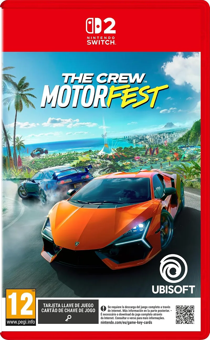 Ubisoft ▫️ The Crew Motorfest (Nintendo Switch 2 - Cartão de acesso)