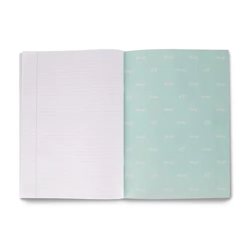 Mr. Wonderful ▫️ Caderno A4 Rosa - Folhas pautadas - 48 páginas - Encadernação agrafada (Embalagem de 2) 4