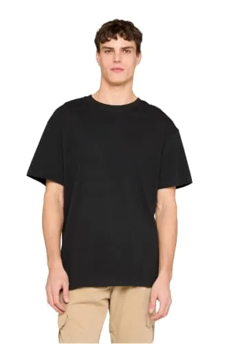 Urban Classics ▫️ Camiseta de manga comprida para homem, preta, corte regular 3