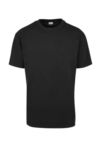 Urban Classics ▫️ Camiseta de manga comprida para homem, preta, corte regular 4