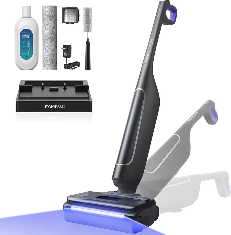 FAMIVAC ▫️ S7Pro Aspirador para sólidos e líquidos, 25 000 Pa de sucção, autonomia de 60 minutos
