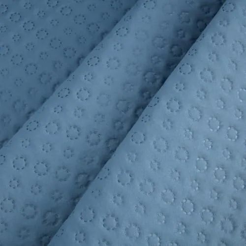 Todocama ▫️ Capa para Sofá Chaise Long Reta 200 cm, Proteção Acolchoada em Piqué, Anti-ácaros, Fácil de Limpar, (Azul Acinzentado) 5