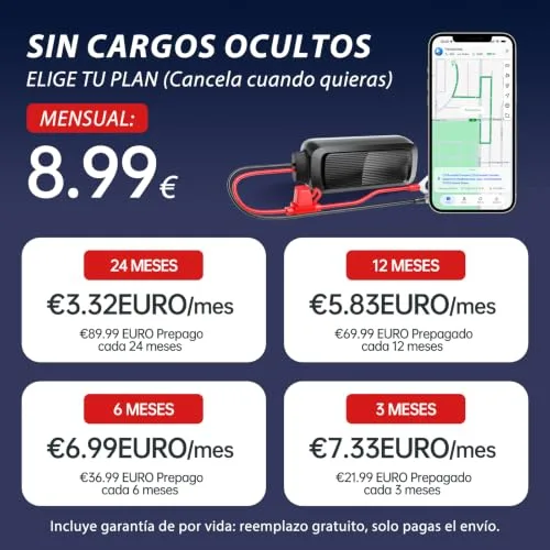 wanwaytech ▫️ Localizador GPS para veículos, dispositivo de localização com fios (GPS Tracker) 3