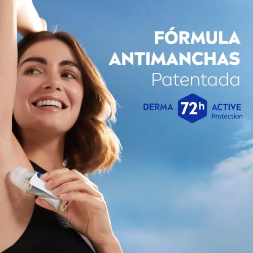 NIVEA ▫️ Black & White Authentic Desodorizante para Mulher, Roll-On, embalagem de 6 x 50 ml 4