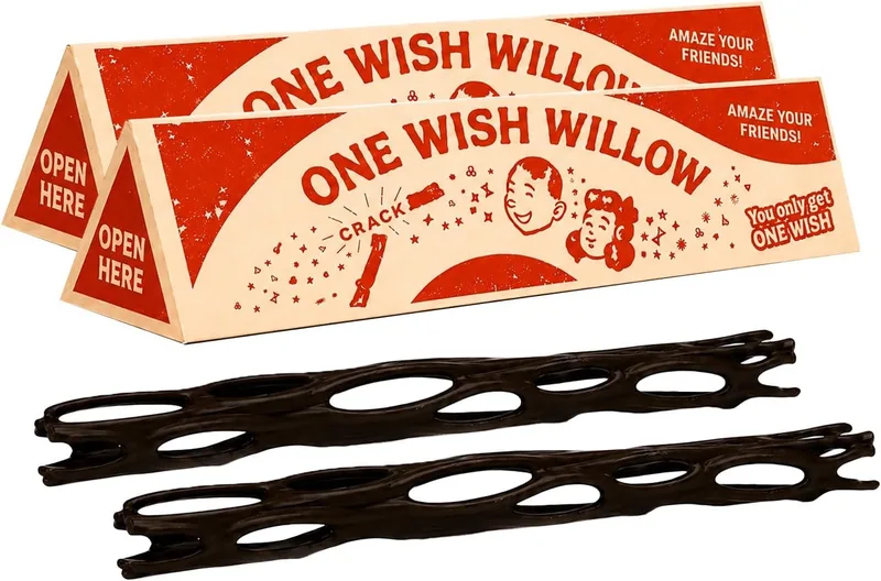 JINDANCL ▫️ 2 peças Wish One Willow, Salgueiro dos Desejos, Salgueiro dos Desejos do filme, Presente de Boa Sorte de Coleção, para adultos