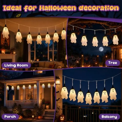 Deecam ▫️ Guirlanda Decorativa de Halloween 6