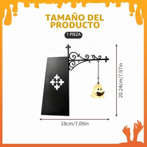 CHENBOOW ▫️ Candeeiro de biblioteca, bonito candeeiro de leitura com forma de fantasma 2