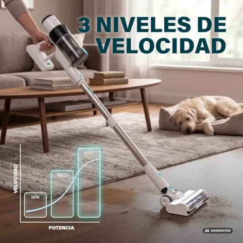 Princess ▫️ Aspirador sem fio 150 Air Watts, autonomia: 50 min, 339520 5