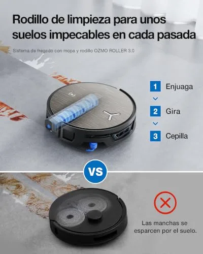 ECOVACS ▫️ Kit de manutenção X12S OMNICYCLONE para robô aspirador e esfregador, 27 000 Pa 2