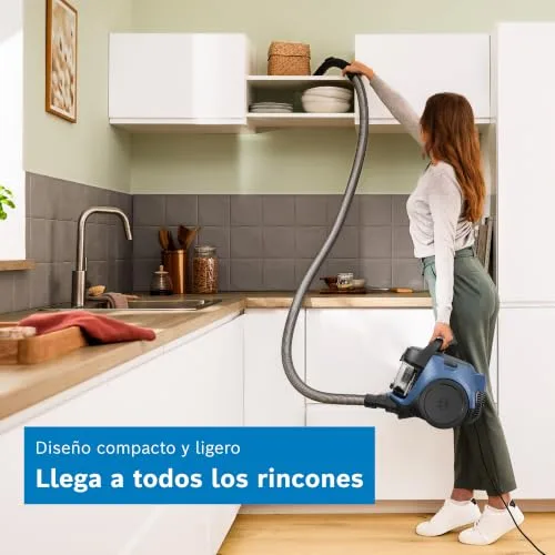 Bosch ▫️ Aspirador sem saco Série 2, leve e compacto, BGS05AM, azul 4