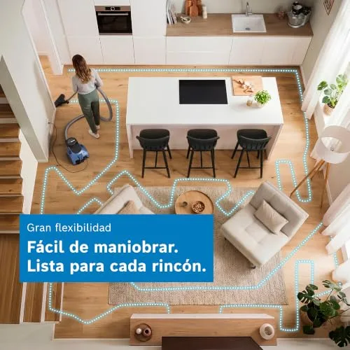 Bosch ▫️ Aspirador sem saco Série 2, leve e compacto, BGS05AM, azul 5